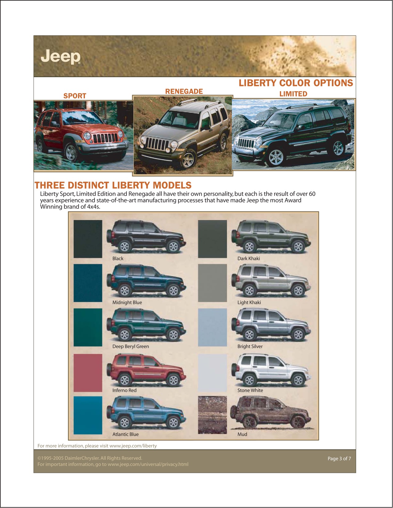 2006 Jeep Liberty Brochure Page 6